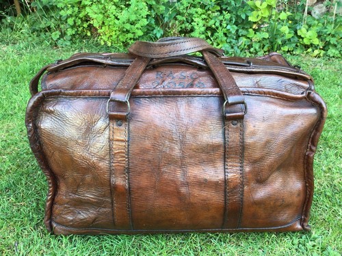 Vintage army old leather - vintage,