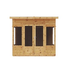 Waltons Refurbished 8 x 8 Helios Summerhouse Garden Room Shiplap Double Doors