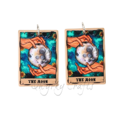 Tarot card charms the moon - tarot,
