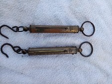 vintage antique brass scales