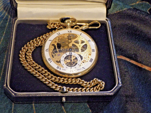 Sewills skeleton pocket watch - sewills,