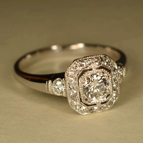 Round diamond vintage - 2,