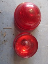 CYCLE DYNAMO REAR LIGHT LENES VINTAGE CYCLE BSA RALEIGH PAIR ETC