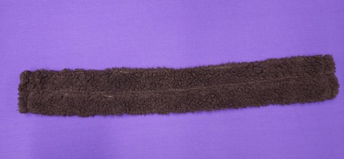 Brown faux fur - faux, girth