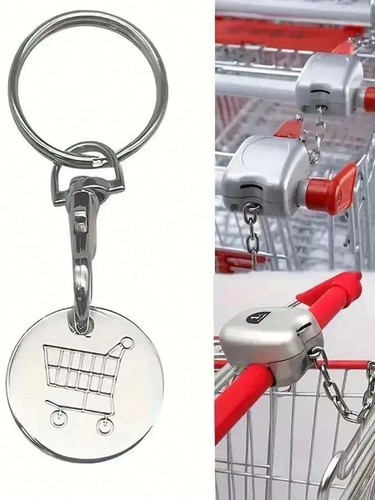 Trolley coin keyring - trolley, removable