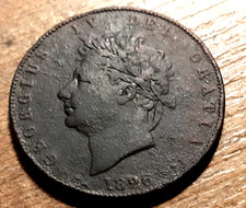 GEORGE IV HALFPENNY 1826