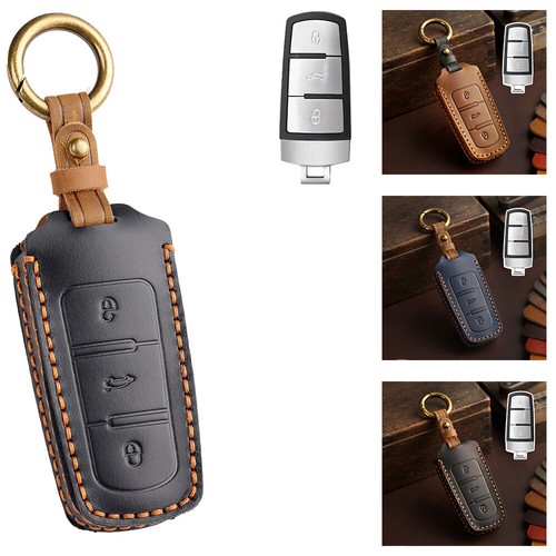 Leather remote key chain case - remote,