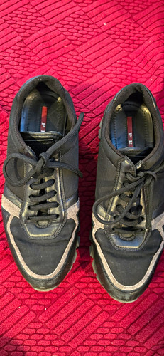 Prada men leather low top - prada,