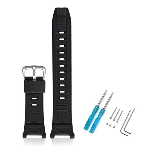 Black watch band strap - black,