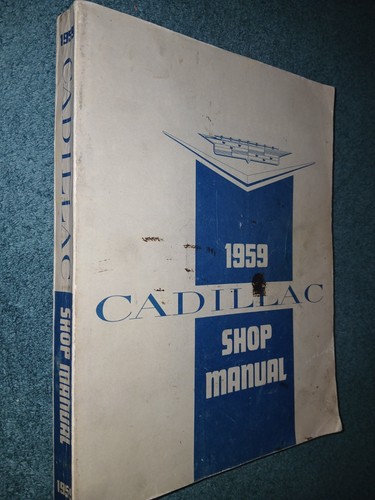 1959 cadillac shop - manual, /