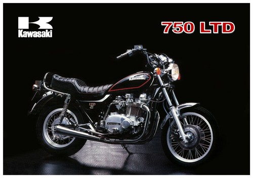Kawasaki poster kz750 ltd z750 - kz750,