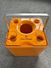 Rare! PORSCHE DESIGN x VEUVE CLICQUOT Ice Cube Champagne Bucket & 4 Glass Flutes