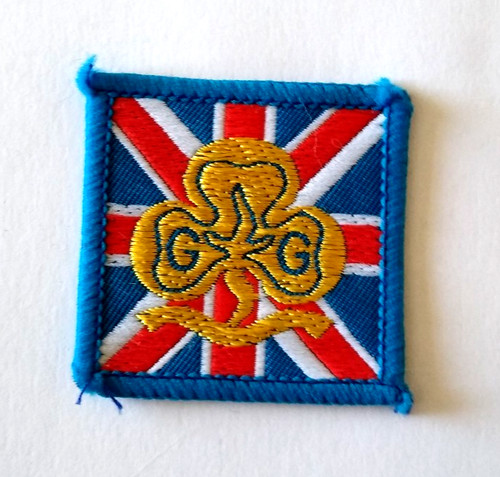 Girlguiding trefoil on - gg,