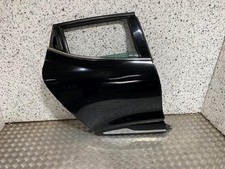 13-19 RENAULT CLIO MK4 DRIVER SIDE REAR DOOR BLACK PAINT CODE TEGNE (SCRATCHED)