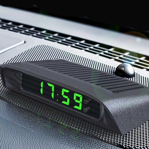 Solar led car clock - led,