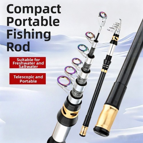 Collapsible carbon rod 44cm - collapsible,