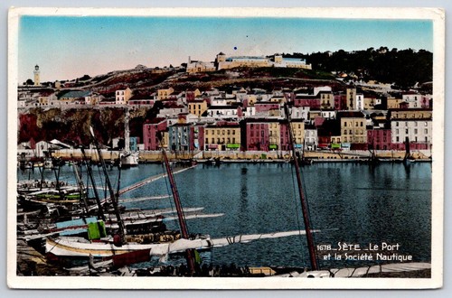 Antique france postcard sete - postcard,