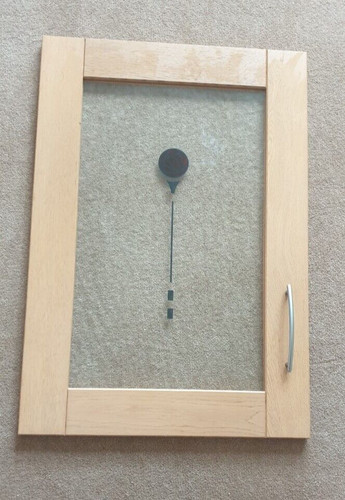 Mfi oak glazed kitchen door - oak,