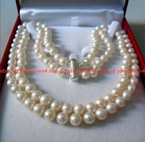 Rows 9mm natural white - 8-9mm,