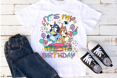 Bluey birthday printed - it's,