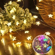 20-50LED Battery Operated Star
