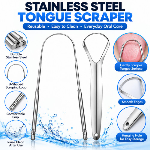 Pack stainless steel tongue - 2,