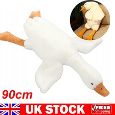 Giant White Goose Plush Toy Duck Doll Soft Stuffed Animal Goose Sleeping Pillow