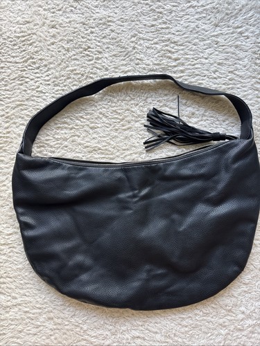 Stradivarius black faux - black,