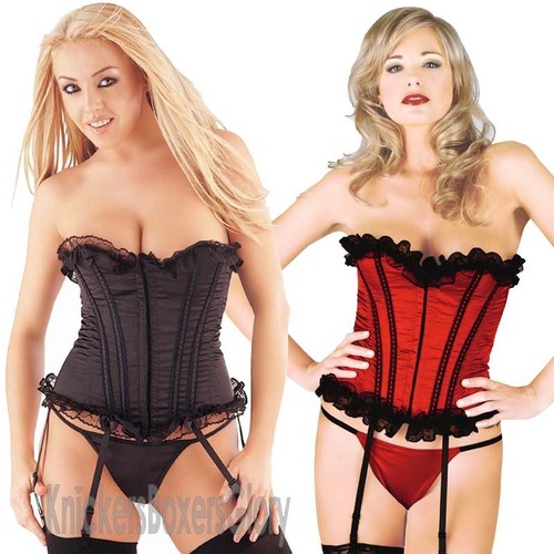 Satin corset ladies strapless - satin,