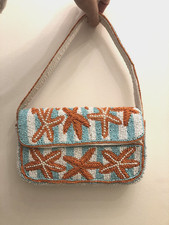 Starfish Beaded Shoulder Bag