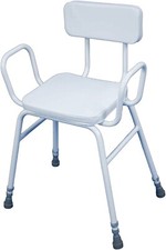 Aidapt Malling Perching Stool With Arms and Padded Back -Height Adjustable VG837