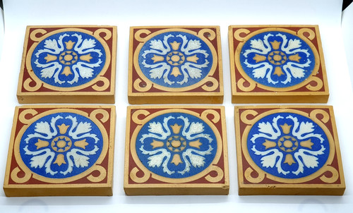 Set antique floor - of, 6