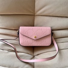 Gucci Embossed GG Super Mini