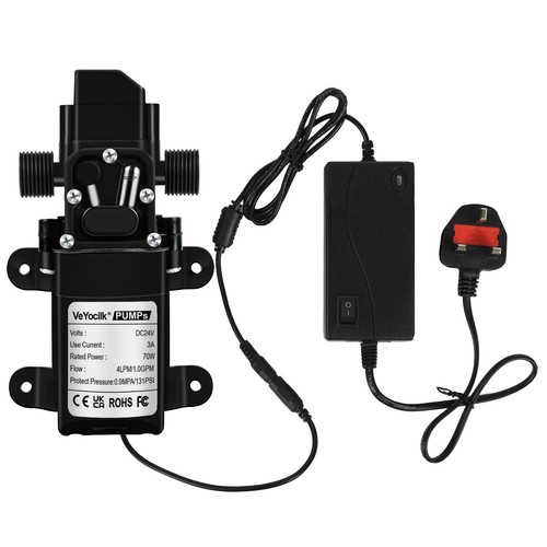 Veyocilk 24v water pump - 24v, 4l/min