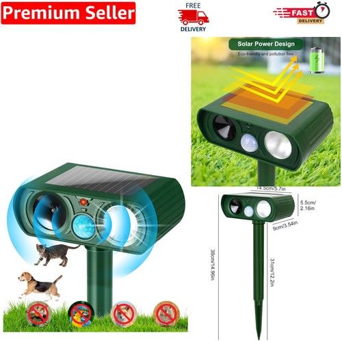 Solar ultrasonic cat repellent - solar,