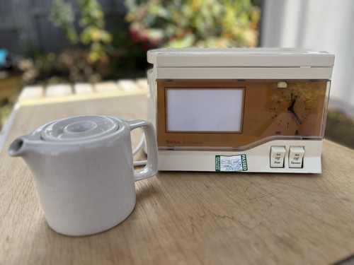 Vintage 1980s swan teasmade - vintage,