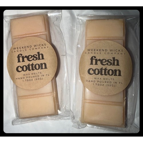 Weekend wicks fresh cotton wax - fresh,