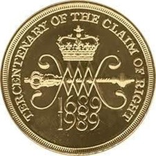 1989 Tercentenary of the Claim of Right £2 Two Pounds Circulated Coin CIRC