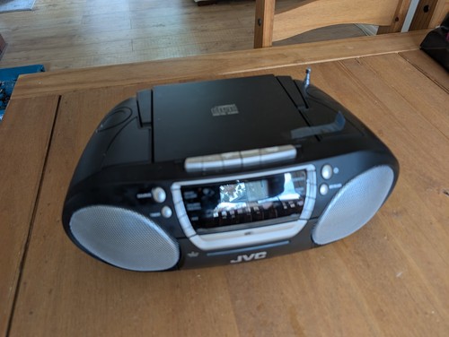 Jvc portable tape radio - portable, tape/cd/radio