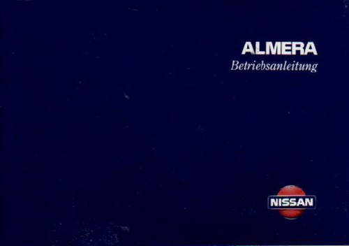 Nissan almera owners manual - nissan,