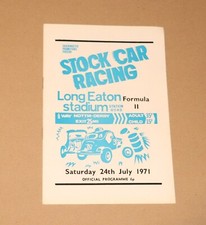 1971 Long Eaton Brisca F2 stock car programme, 24 July (BSCRSA Trophy)