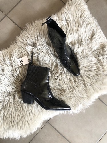 Zara black mock - zara, crock