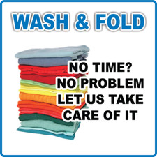 LAUNDRY SERVICE: WASH & FOLD