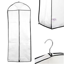 The Hanger Store™ 72" Dress Cover Extra Wide, White/Black/Ivory Wedding Gown Bag
