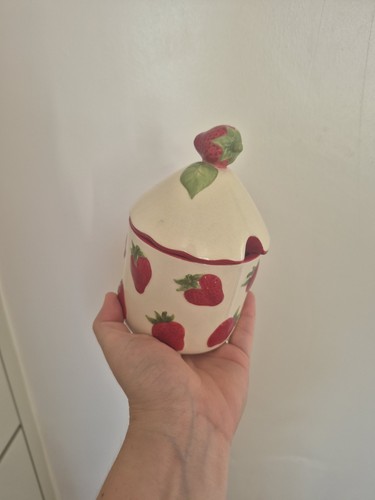 Vintage jam pot and - vintage,