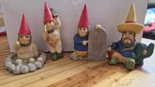 Vintage Miniature Funny Gnome
