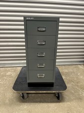 Vintage Bisley 5 Deep Drawer Multi Drawer Filing Crafts Work Home