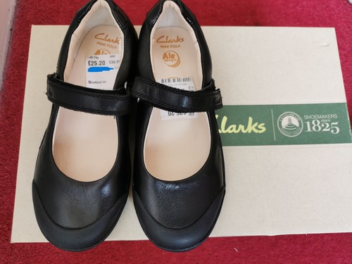 Clarks black leather school - clarks,