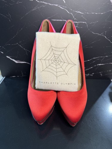 Charlotte olympia red - red, pink