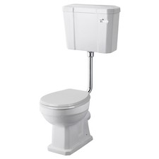 Traditional Comfort Height Toilet Low Level Cistern & Soft Close Seat